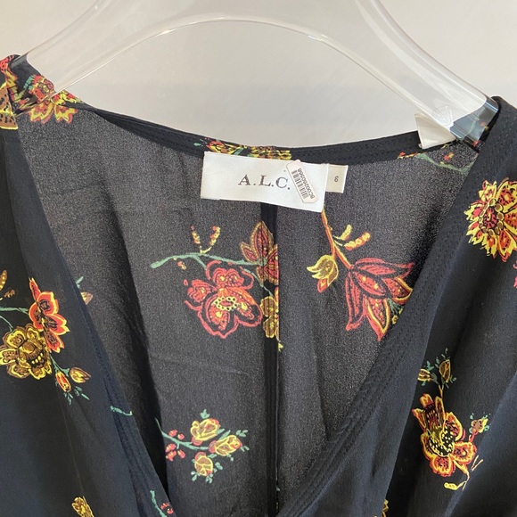 A.L.C Silk Wrap Dress - Picture 4 of 5